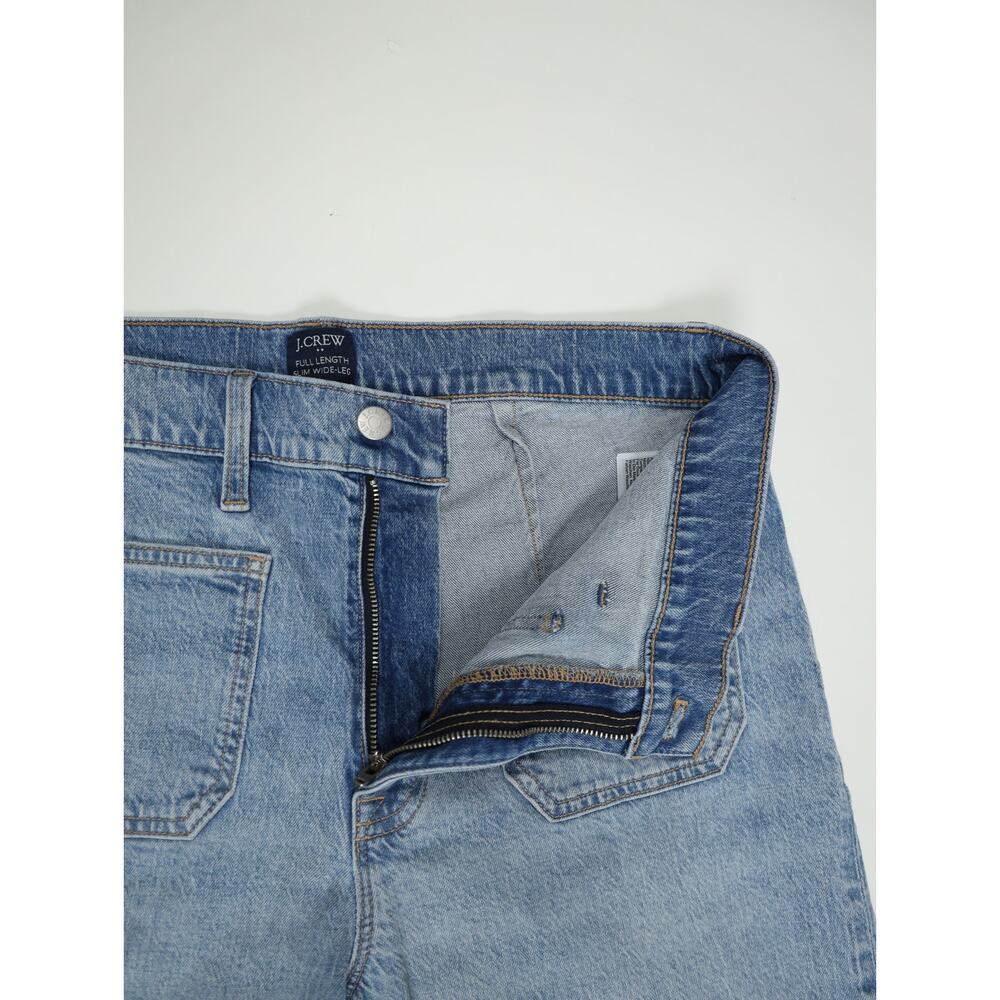 J. Crew Light-Blue High-Rise Wide-Leg Jeans - Picture 6 of 14